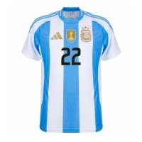 Camiseta Argentina Lautaro Martinez #22 Primera Equipación Copa America 2024 manga corta